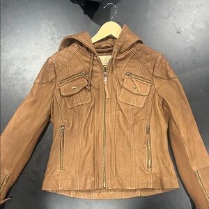 Michael Kors Leather Women's Jacket